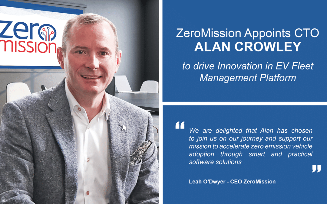 Alan Crowley appointed as Chief Technology Officer (CTO) for ZeroMission